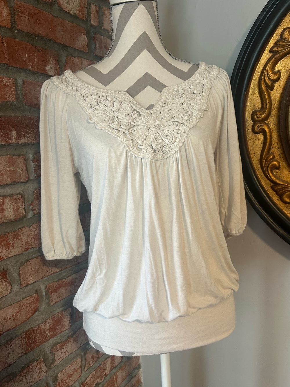 Forever 21 • Vintage Floral Design Y2K Top